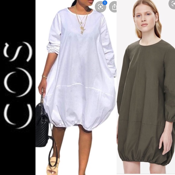 COS | Dresses | Cos Cocoon Style Bubble Hem Dress Tunic | Poshmark